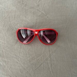 Vintage red teardrop sunglasse aviator pilot sunny